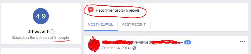 Facebook Business Reviews